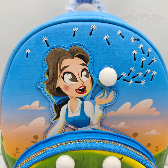 Loungefly Disney Beauty and the Beast Belle Dandelion Field Mini Backpack New main image 8